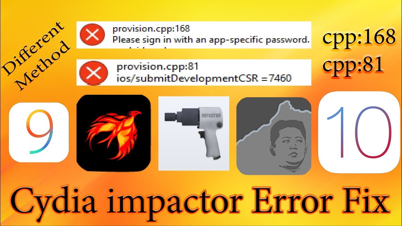 cydia impactor error 490